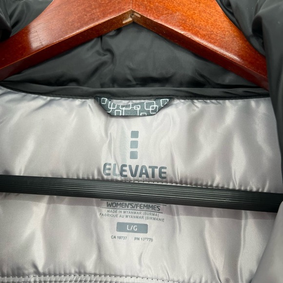 NEW Elevate Womens Mercer Insulated Vest Black LARGE Puffer Winter Snow Cozy - Picture 3 of 6
